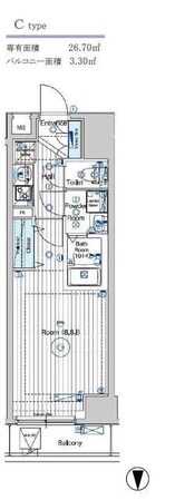 マキシヴシーン南千住の物件間取画像